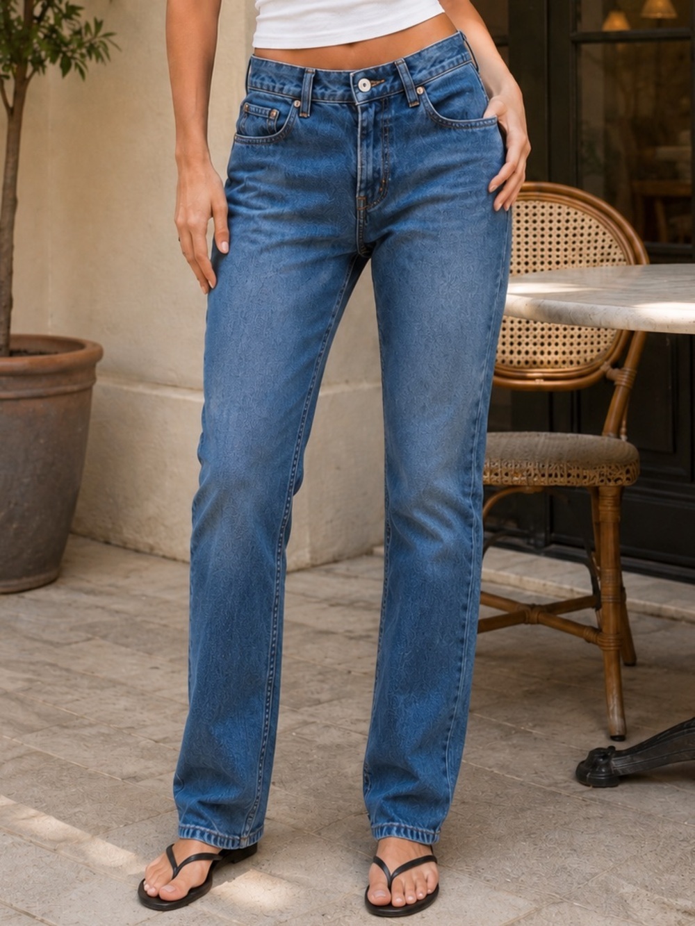 Silver Jeans Vintage Size 30 Button Fly Classic Straight Leg Denim